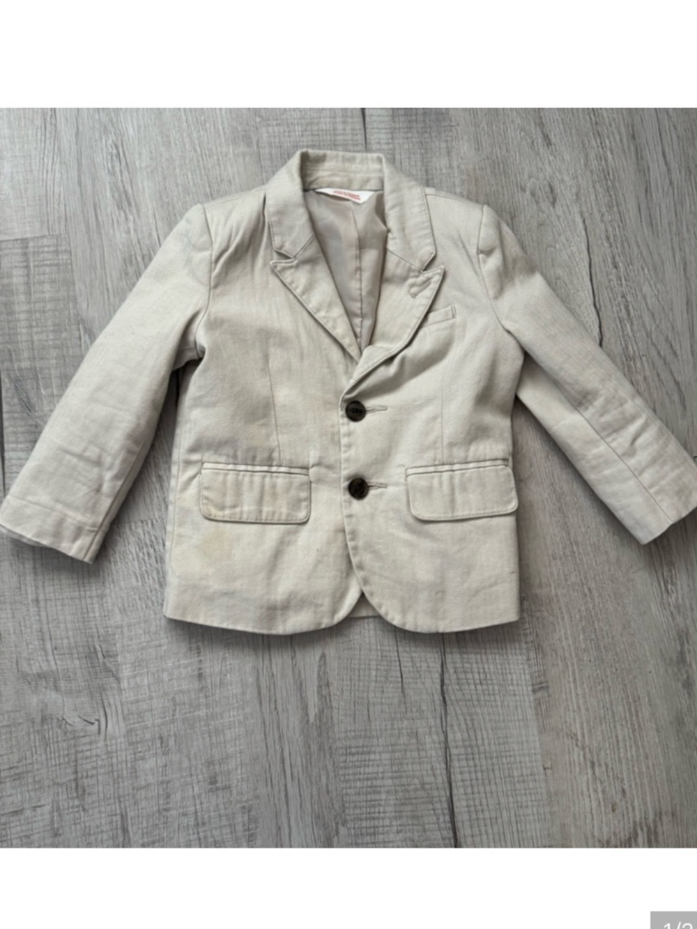 2T Boys Coastal Summer Bundle 🌊 Neutral Linen Blazer & Beach Set - Picture 3 of 4